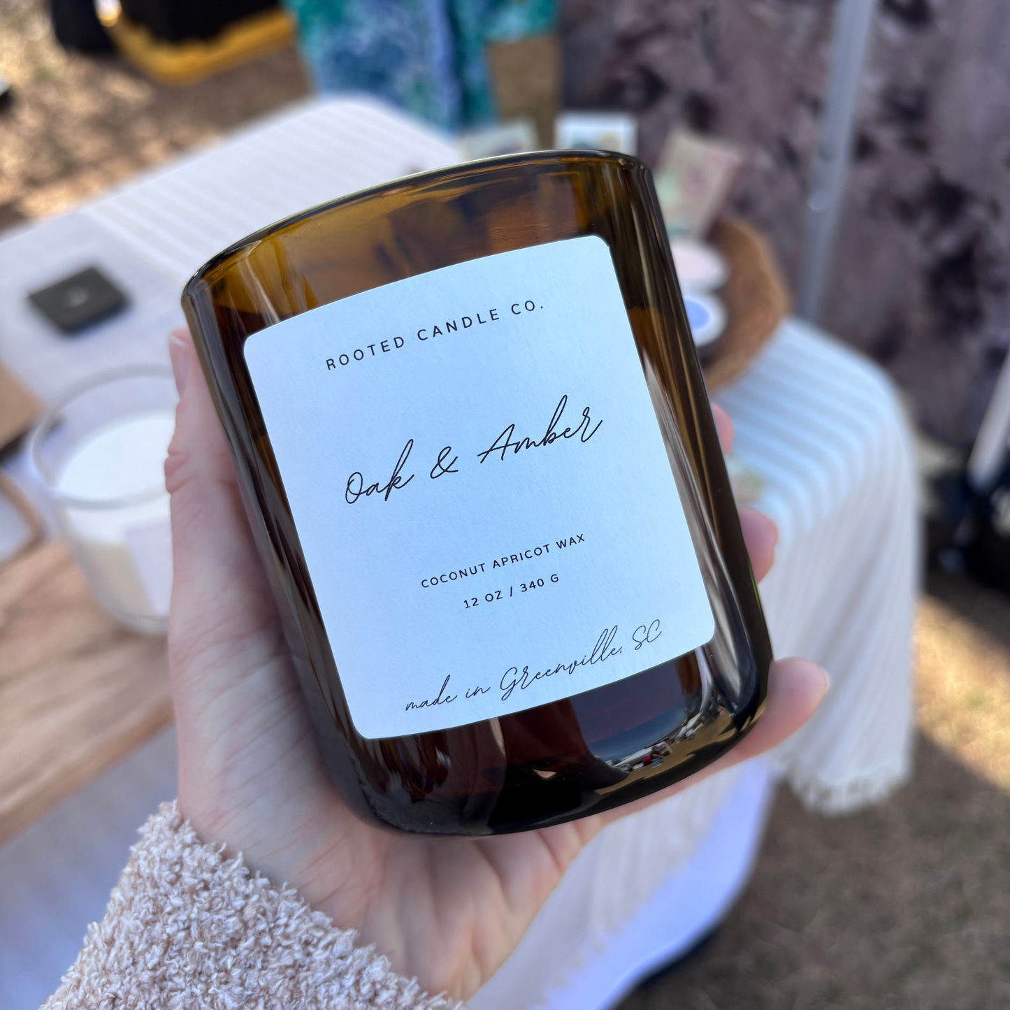 Oak & Amber Candle