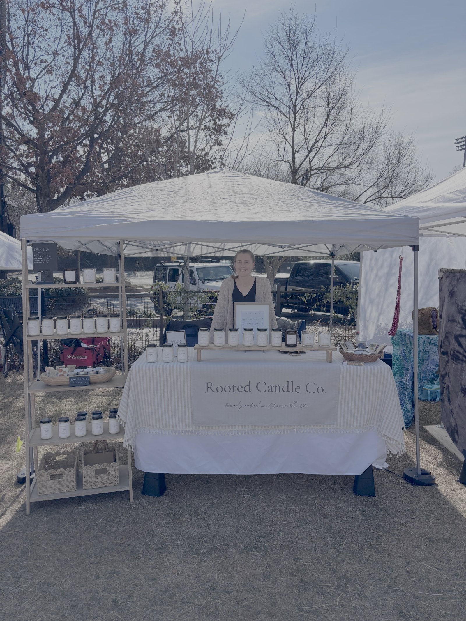 The Rooted market booth